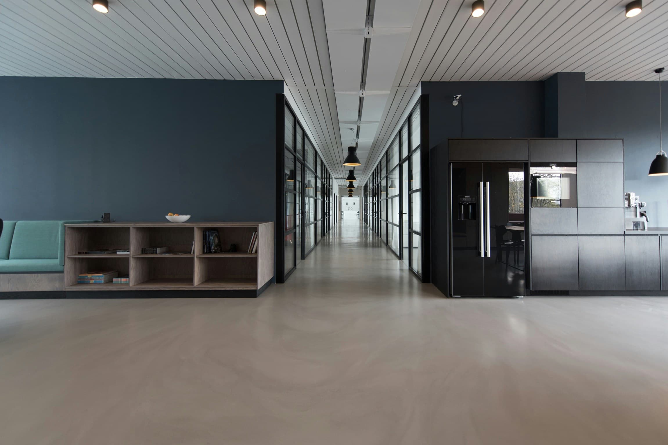 Modern office environment